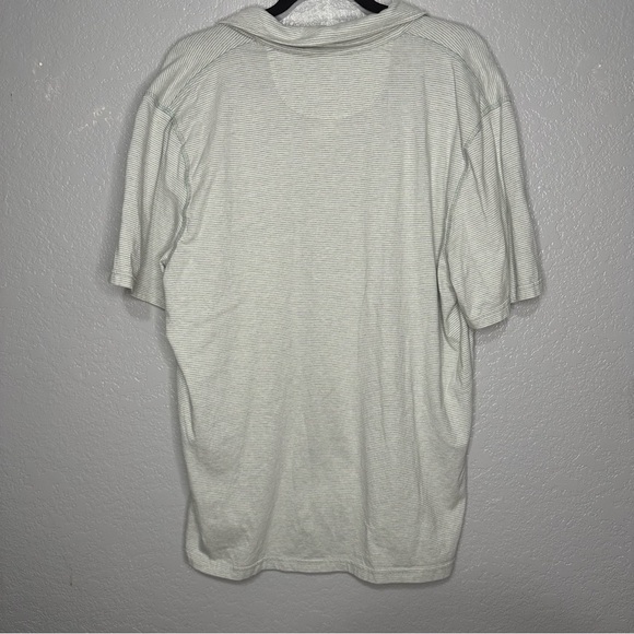 Rails Sebastian Blue Stripe‎ Polo Seafoam Short Sleeve Cotton Summer - Picture 6 of 10